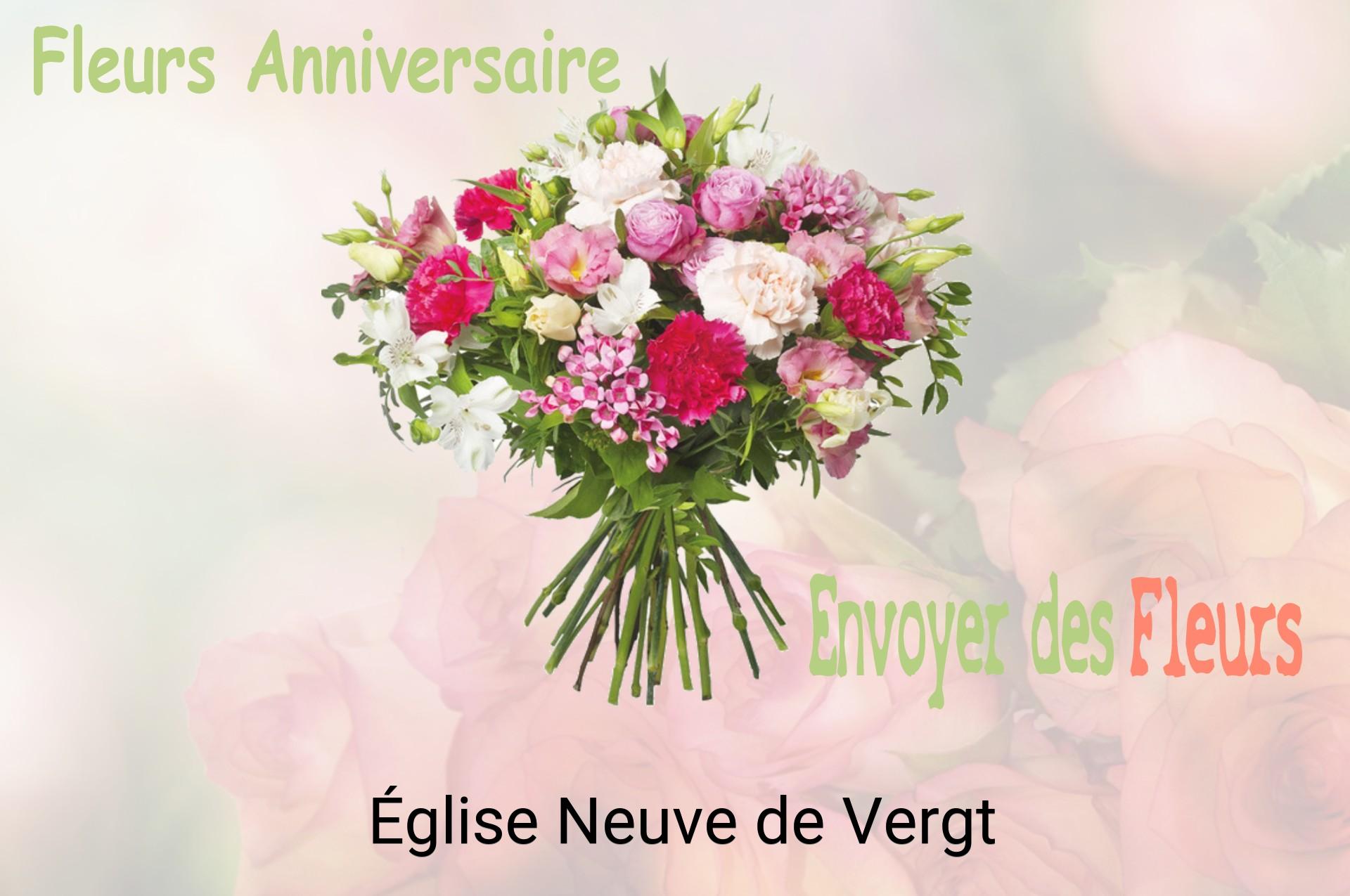 Bouquet de fleurs d’anniversaire livré à Église-Neuve-de-Vergt