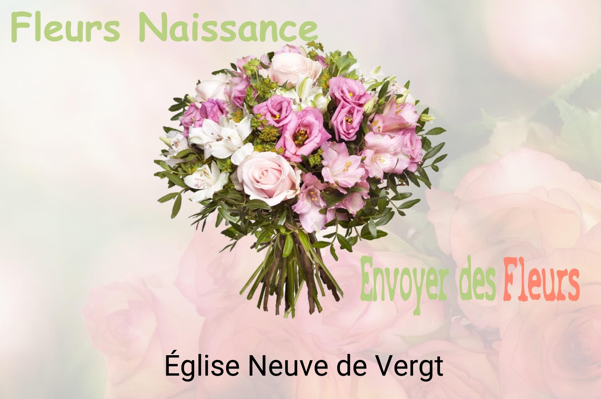 Bouquet de fleurs de naissance livré à Église-Neuve-de-Vergt