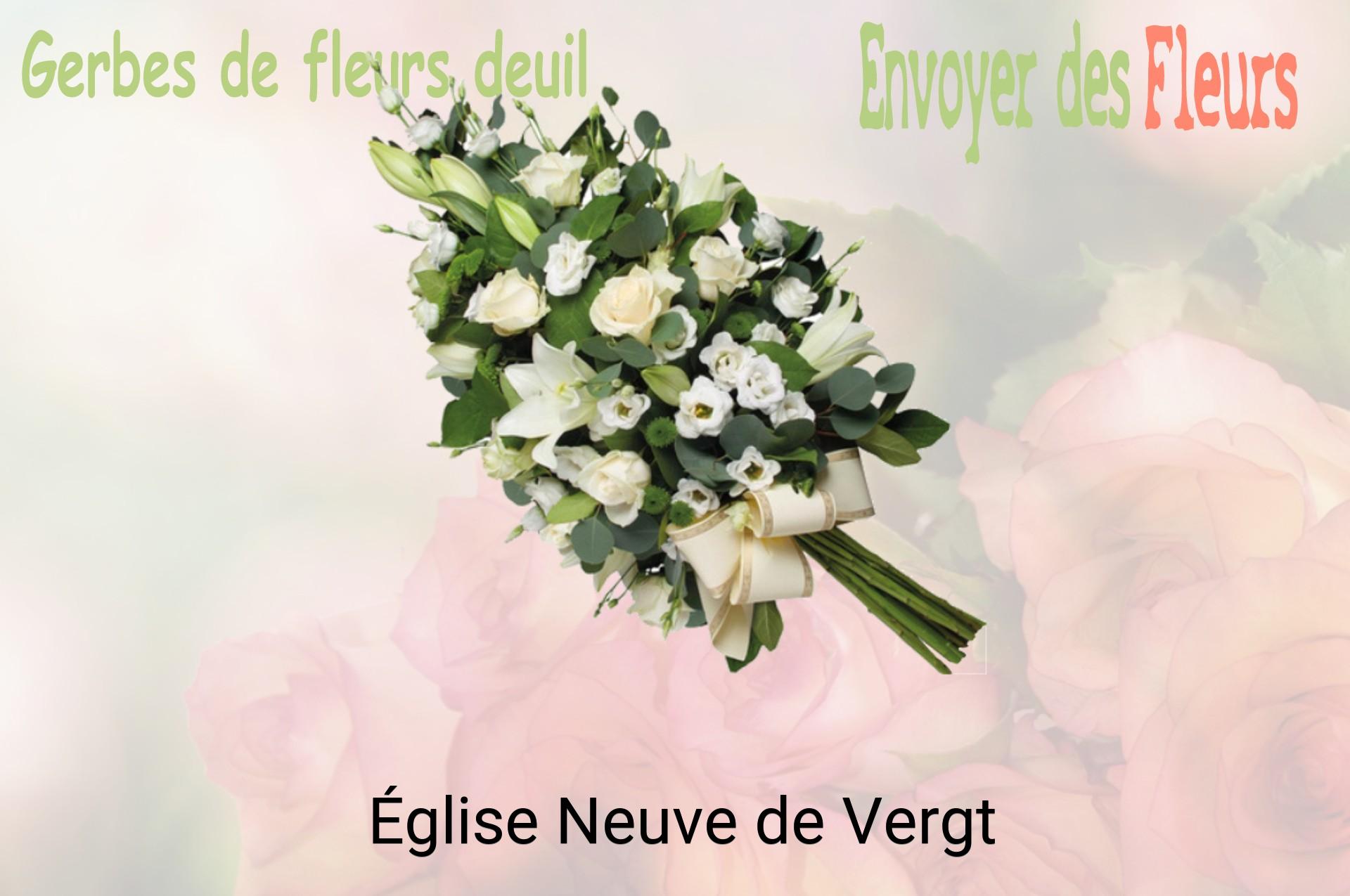 Gerbe de fleurs de deuil livrée à Église-Neuve-de-Vergt